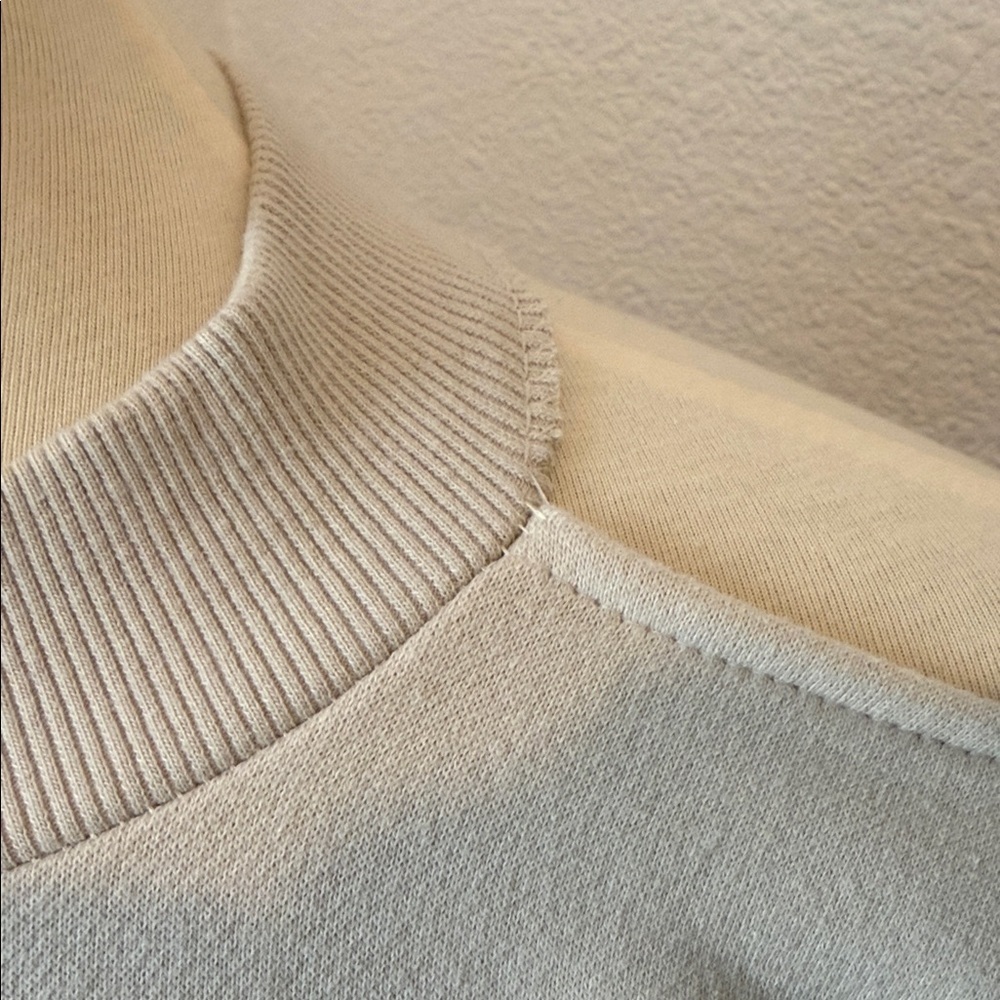 OAK + FORT Neutral Cut-Out Sweatshirt / Sweater - Picture 3 of 6